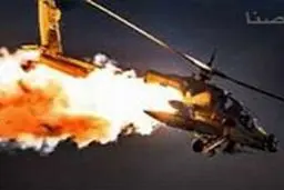 یمن بالگرد آپاچی عربستان را با سه تانک 