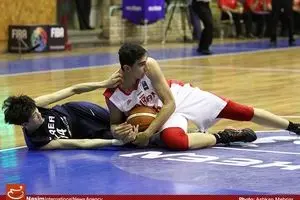 دیدار تیم‌های بسکتبال ایران و کره جنوبی