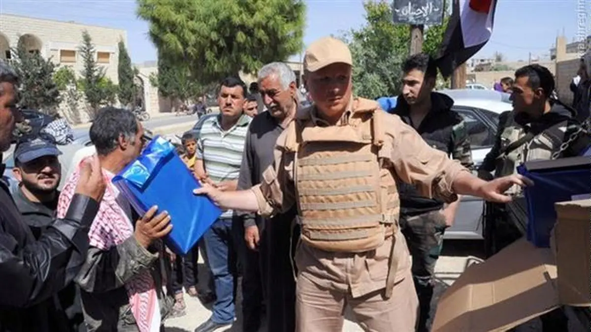 امداد رسانی دولت سوریه به مردم "حلب" با کمک روسیه