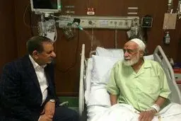 جهانگیری از حجت‌الاسلام طباطبایی عیادت کرد