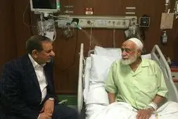 جهانگیری از حجت‌الاسلام طباطبایی عیادت کرد