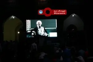 عکس خبری :: منبر آقای قرائتی در شب شهادت امام صادق ع در صحن جامع رضوی