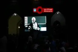 عکس خبری :: منبر آقای قرائتی در شب شهادت امام صادق ع در صحن جامع رضوی
