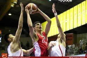 دیدار تیم‌های بسکتبال ایران و چین