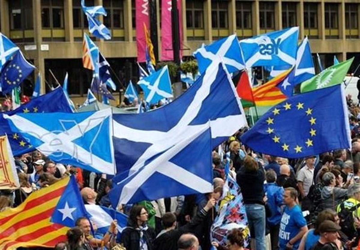 راهپیمایی حامیان استقلال اسکاتلند از انگلیس
