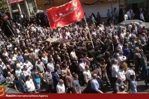 مراسم تشییع شهید خانعلی نصیری از شهدای دفاع مقدس