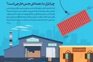 چرا بازار ما، همه‌اش جنس خارجی است؟
