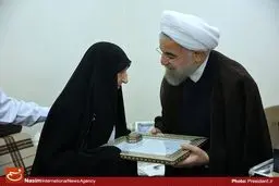 دیدار رئیس‌جمهور با خانواده شهدا و جانبازان