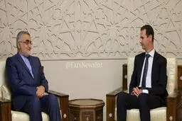 بروجردی با بشار اسد در دمشق دیدار کرد