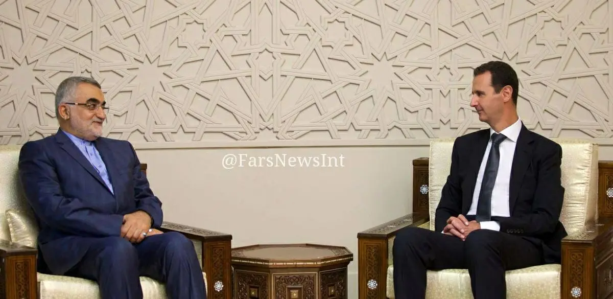 بروجردی با بشار اسد در دمشق دیدار کرد