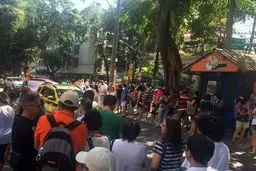 ممانعت مخالفان دولت موقت برزیل از ورود مشعل به محل افتتاحیه  المپیک + تصاویر