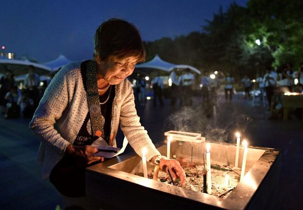 سالگرد حمله اتمی آمریکا در هیروشیما برگزار شد +تصاویر