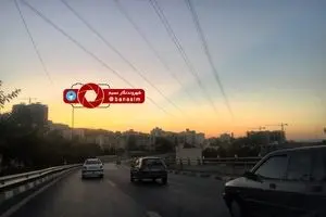 عکس خبری :: دوتکه شدن آسمان