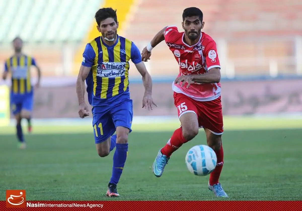 پرسپولیس و گسترش فولاد با تساوی به رختکن رفتند