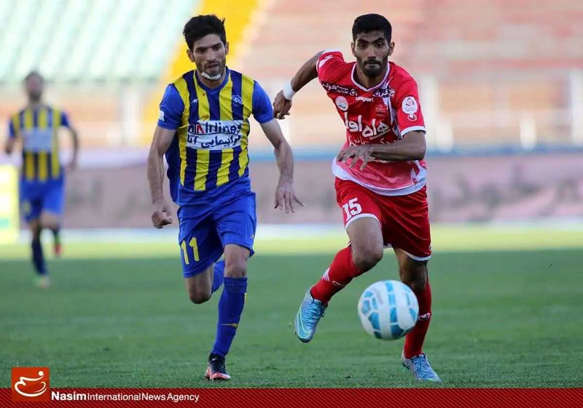 پرسپولیس و گسترش فولاد با تساوی به رختکن رفتند