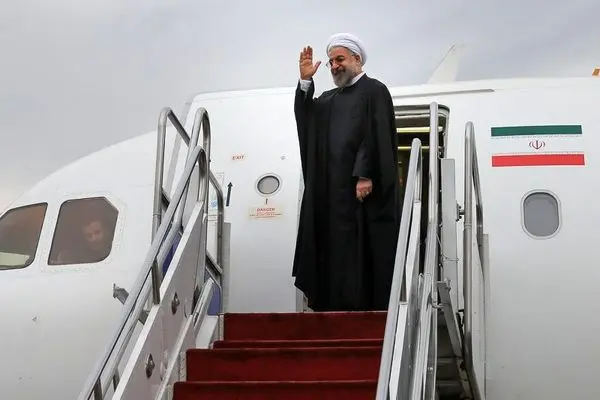 روحانی عازم جمهوری آذربایجان شد/ دیدار با پوتین و الهام علی اف