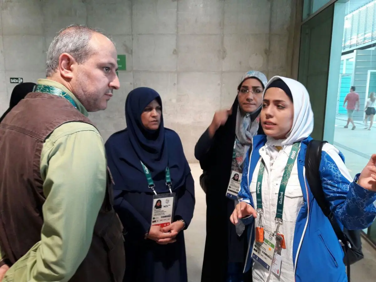 حضور هاشمی و شهریان در محل مسابقات تیراندازی+ عکس