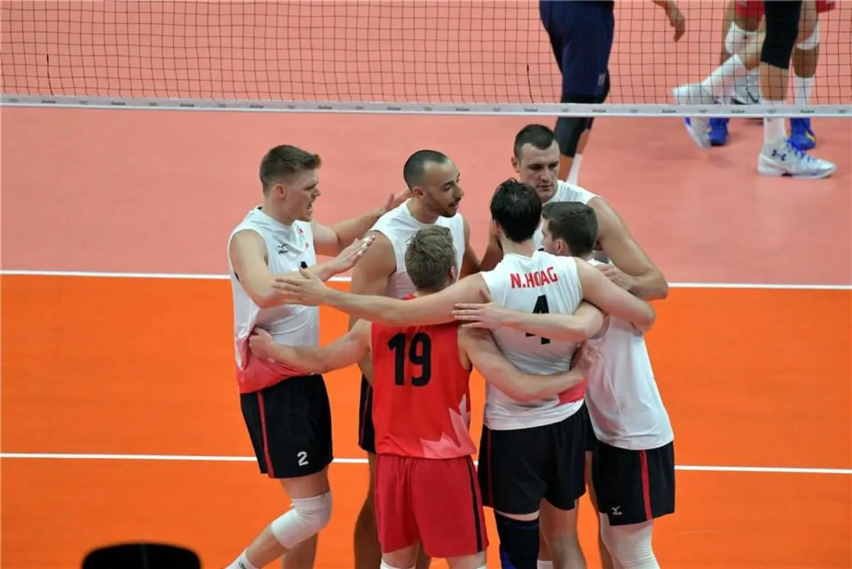 شگفتی‌سازی والیبال کانادا برابر آمریکا