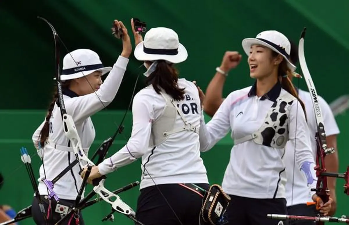 طلای تیراندازی با کمان بانوان به کره‌جنوبی رسید