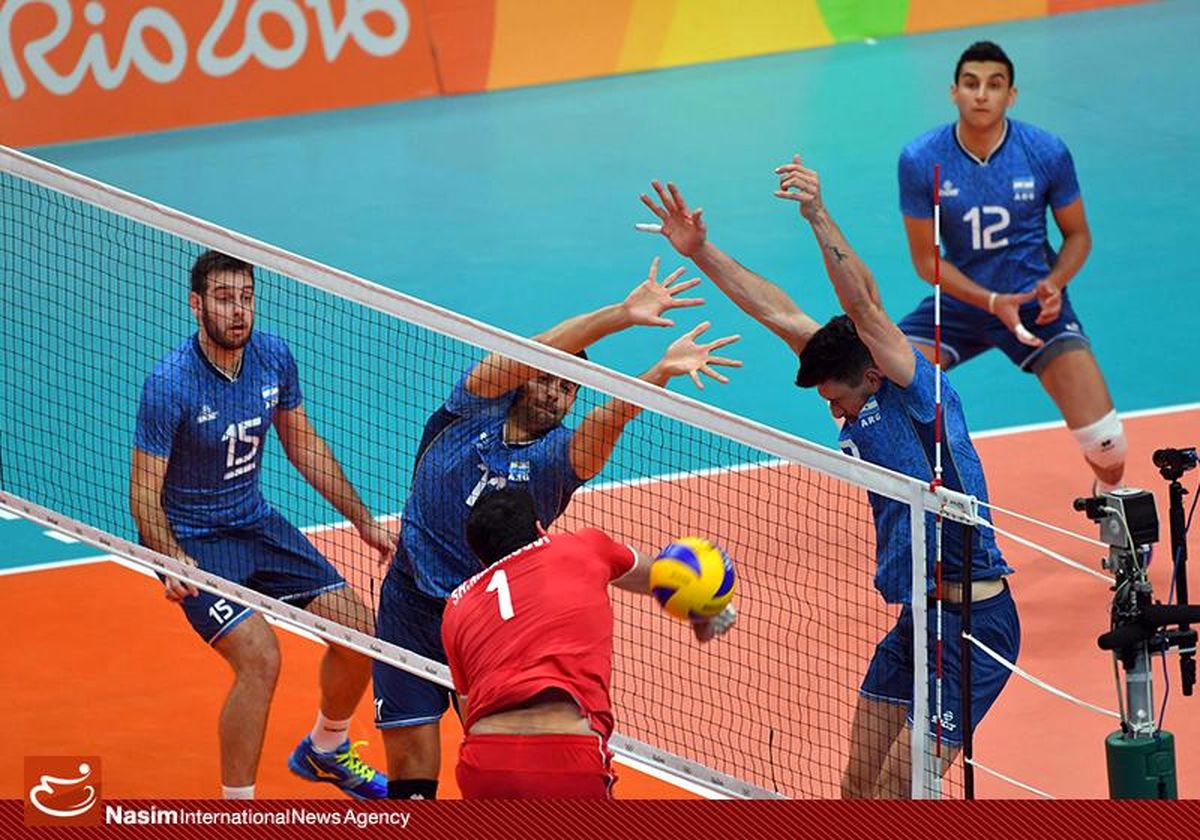 خلاصه دیدار والیبال ایران و آرژانتین در المپیک ریو