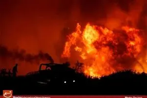 ادامه آتش‌سوزی در جنگل‌های کالیفرنیا