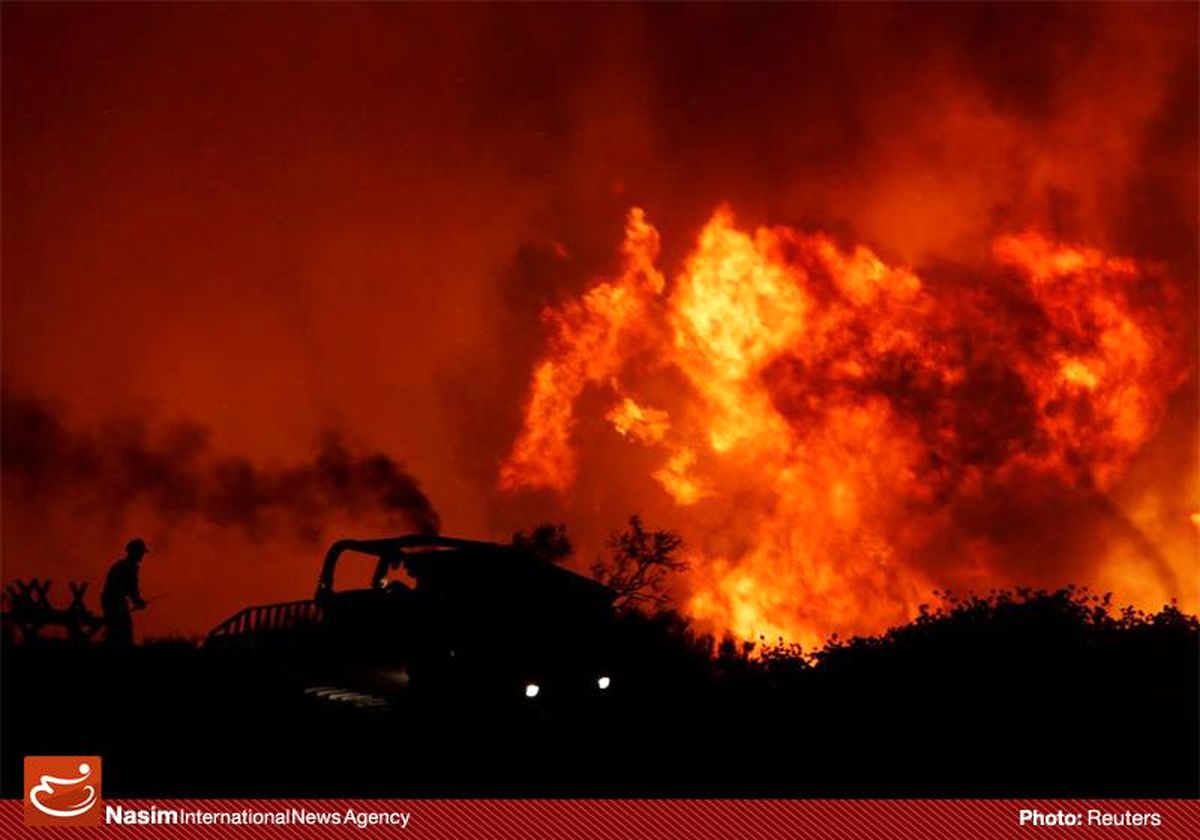 ادامه آتش‌سوزی در جنگل‌های کالیفرنیا