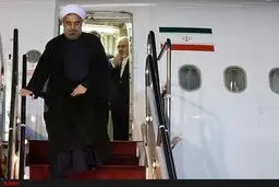 روحانی وارد تهران شد