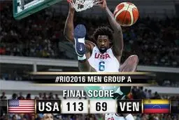پیروزی قاطع ستاره‌های NBA مقابل ونزوئلا