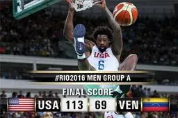 پیروزی قاطع ستاره‌های NBA مقابل ونزوئلا