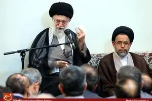 دیدار وزیر، معاونان و مدیران وزارت اطلاعات با رهبر معظم انقلاب