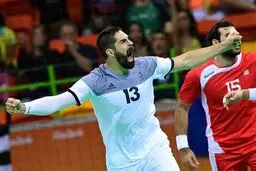 هندبالیست‌های چند ملیتی قطر مغلوب فرانسه شدند