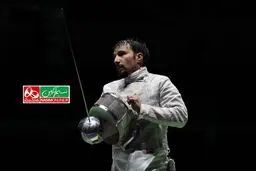 ادامه قدرت‌نمایی عابدینی/ شمشیرباز کشورمان به جمع ۸ نفر برتر المپیک راه یافت + فیلم
