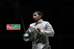 ادامه قدرت‌نمایی عابدینی/ شمشیرباز کشورمان به جمع ۸ نفر برتر المپیک راه یافت + فیلم