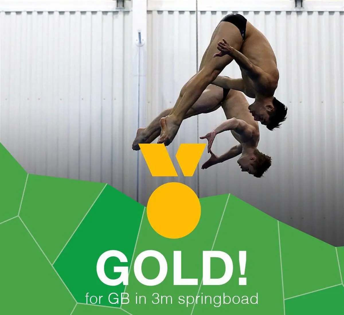 تیم شیرجه بریتانیا به مدال طلای شیرجه هماهنگ از تخته ۳ متر دست یافت