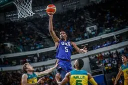 ستارگان NBA در مقابل استرالیا به زحمت افتادند