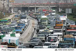 ترافیک نیمه‌سنگین در آزادراه کرج-قزوین