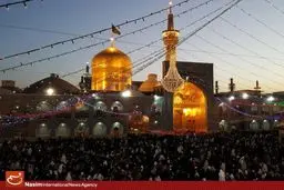 تصاویر اختصاصی نسیم آنلاین از حرم امام رضا(ع) در شب ولادت ایشان