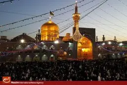 تصاویر اختصاصی نسیم آنلاین از حرم امام رضا(ع) در شب ولادت ایشان