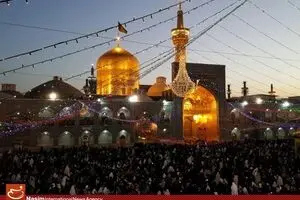 تصاویر اختصاصی نسیم آنلاین از حرم امام رضا(ع) در شب ولادت ایشان