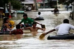 سیل در فیلیپین ده‌ها هزار نفر را آواره کرد