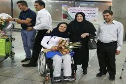 زهرا نعمتی به ایران بازگشت + عکس