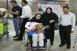 زهرا نعمتی به ایران بازگشت + عکس