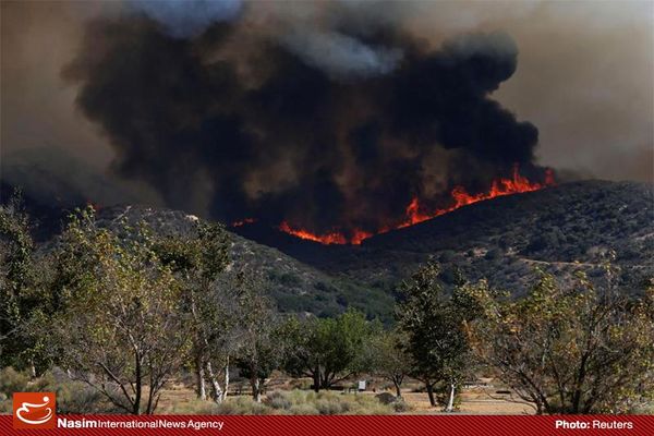 وقوع آتش‌سوزی وسیع در جنگل‌ها و مراتع گیلانغرب