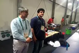 بازدید رئیس کمیته ملی المپیک از اولین تمرین آزادکاران در ریو