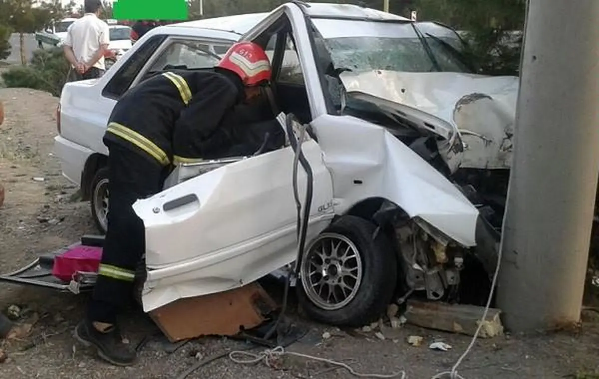 مجروح شدن فرمانده انتظامی هرمزگان در سانحه تصادف/ همسر و محافظ وی جان باختند