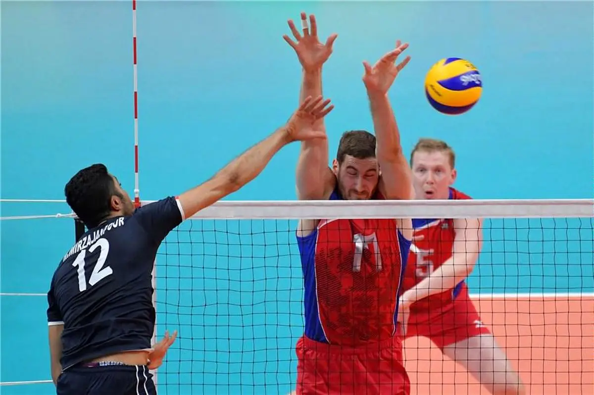 میرزاجان‌پور امتیازآورترین بازیکن ایران مقابل روسیه شد