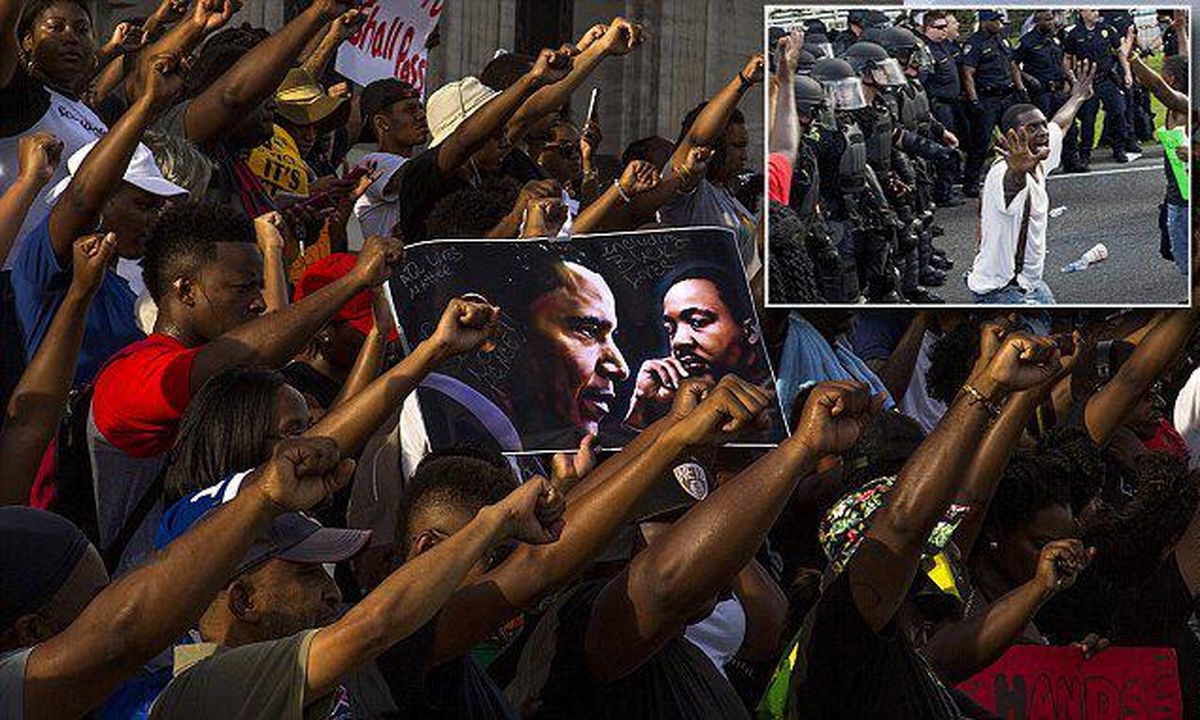 تظاهرات "اهمیت جان سیاهان" در لس‌آنجلس