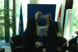 مهدی تاج با رئیس فیفا دیدار کرد