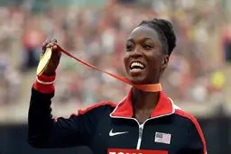 مدال طلای پرش طول زنان به نماینده آمریکا رسید