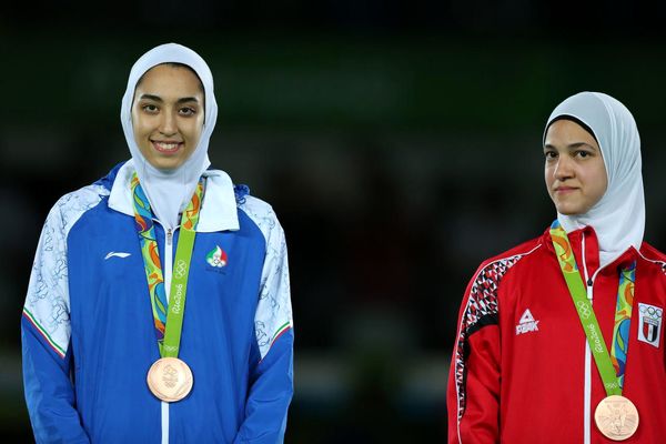 نخستین مدال تاریخ بانوان ایران در المپیک به روایت تصویر
